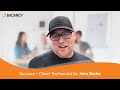Bacancy - Testimonial From John Burke for Angular and Node Development Services and Designing