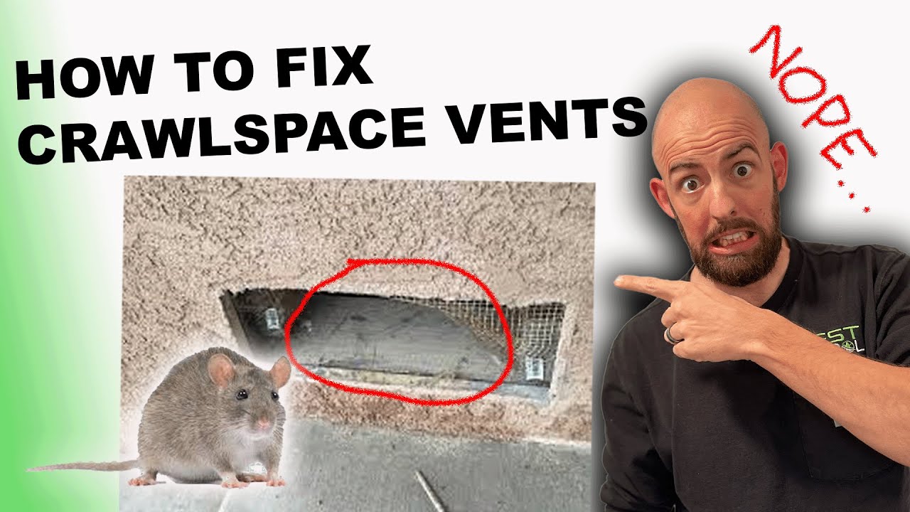 How To Fix Crawlspace Vents NO MORE MICE YouTube How To Fix Crawlspace Vents NO MORE MICE YouTube