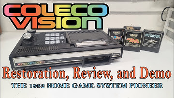 ColecoVision - The High Tech 1982 Game System Pioneer - Restore, Review, and Demo
