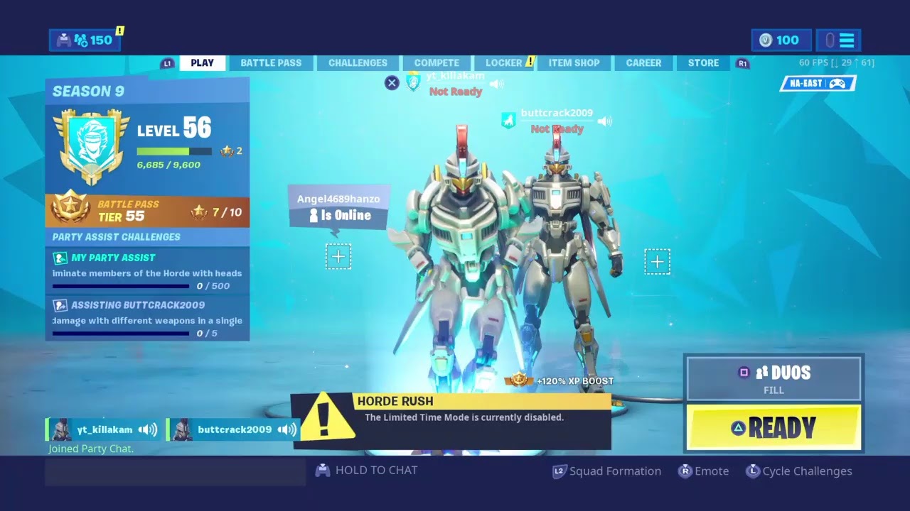 Trolling people with CLUCK STRUT all game