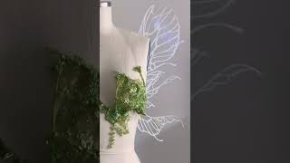 Making fairy costume with wings #shorts #diycostume #halloween2022 #sewing