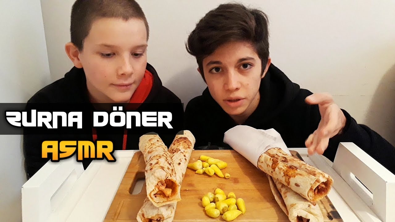 ZURNA DÜRÜM ASMR TAVUK DÖNER ASMR ASMR TÜRKÇE YEMEK EATİNG SOUNDS