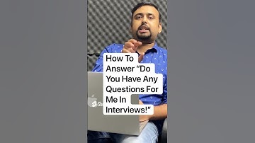 Interview Questions  |Do You Have Any Questions For Me|   English By Saurabh Sir