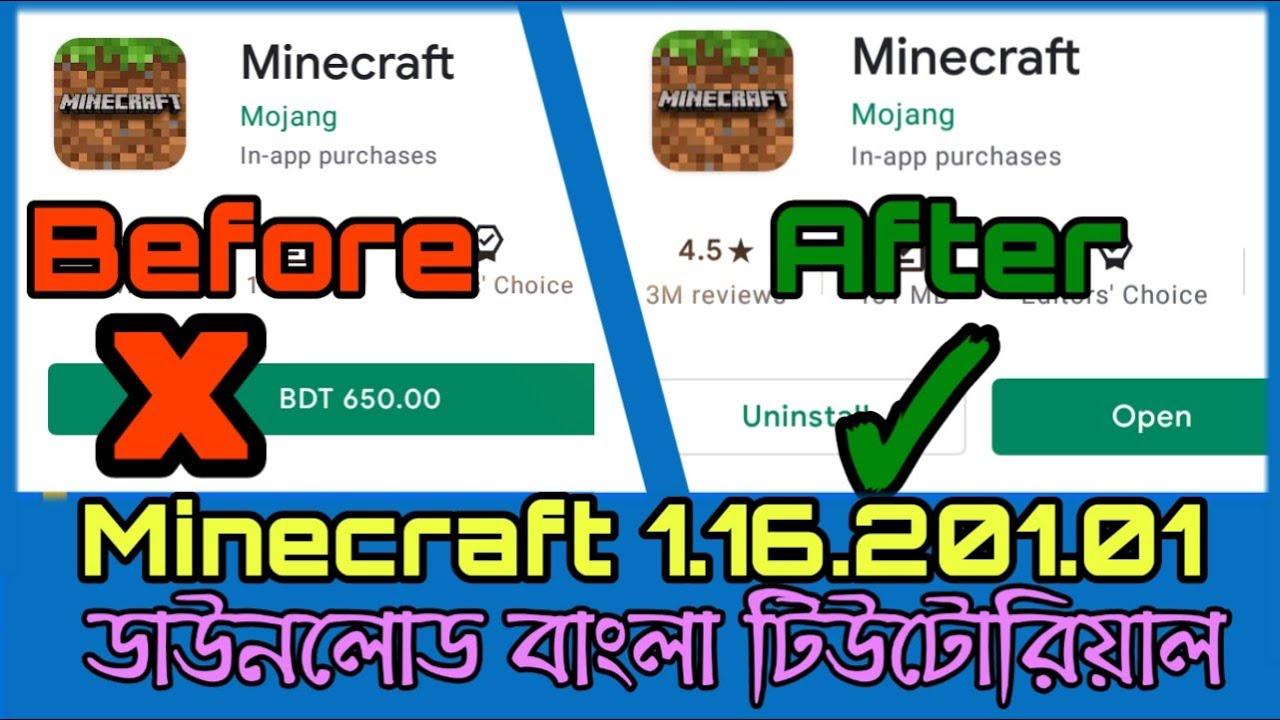 Download Minecraft PE 1.16.201.01 for Android