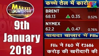 Market Countdown | 9th January 2018 | CNBC Awaaz