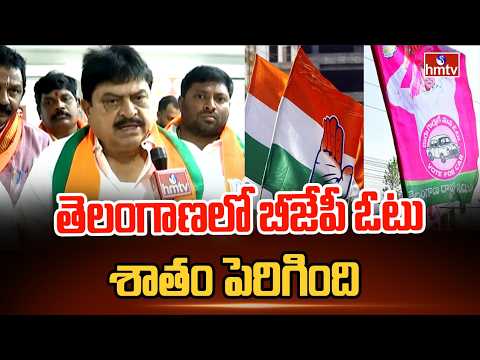 తెలంగాణలో బీజేపీ ఓటు శాతం పెరిగింది | BJP Chief Ramachandra Rao Face to Face | hmtv - HMTVNEWS