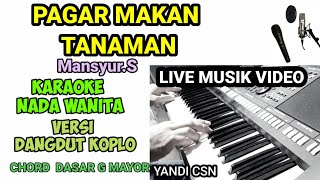 KARAOKE PAGAR MAKAN TANAMAN KOPLO NADA WANITA