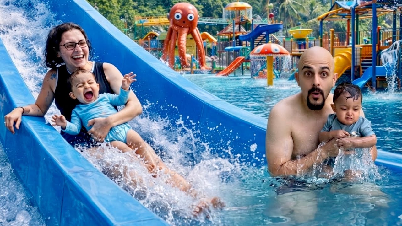 PRIMERA VEZ EN EL PARQUE ACUÁTICO 