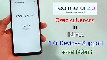 Good News! Realme UI 2.0 & Android 11 Official Update Devices Confirm & Launching Supported Devices