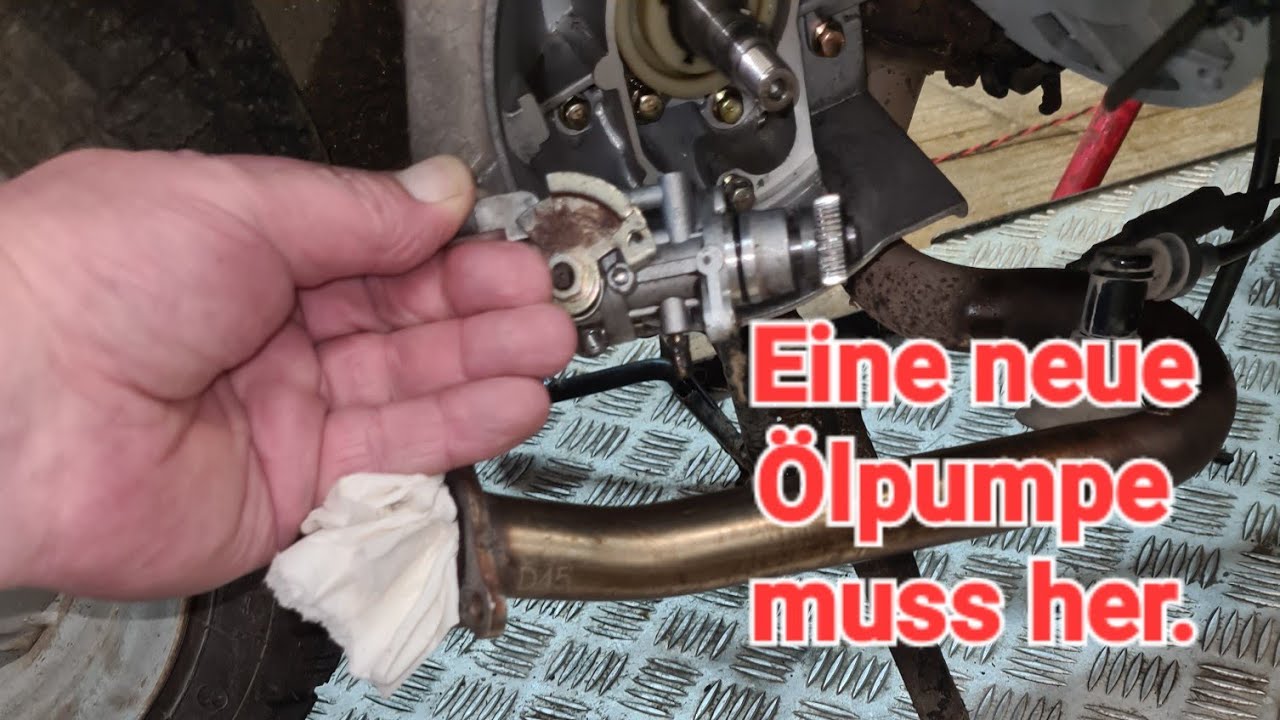 2 Teil / Explorer Spin GE 50 / Ölpumpe Ölverlust wir gehen auf spuren suche / Auseinanderbauen.