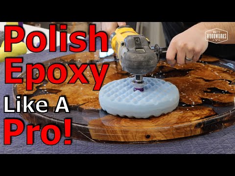 Video: Epoxy Polishing: Sanding With Paste And Polish. How To Polish To A Shine?