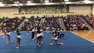Larkin Coed Cheer @ Grayslake North Sectional 2019