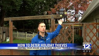 Tips to scare off holiday burglars