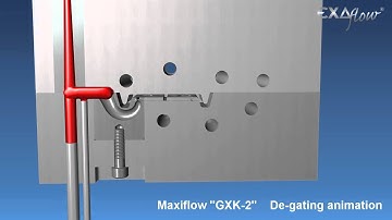 Tunnel Gate Insert GXK-2  De-molding Video - Superior Die Set