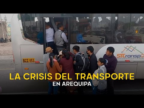 La crisis del transporte en Arequipa