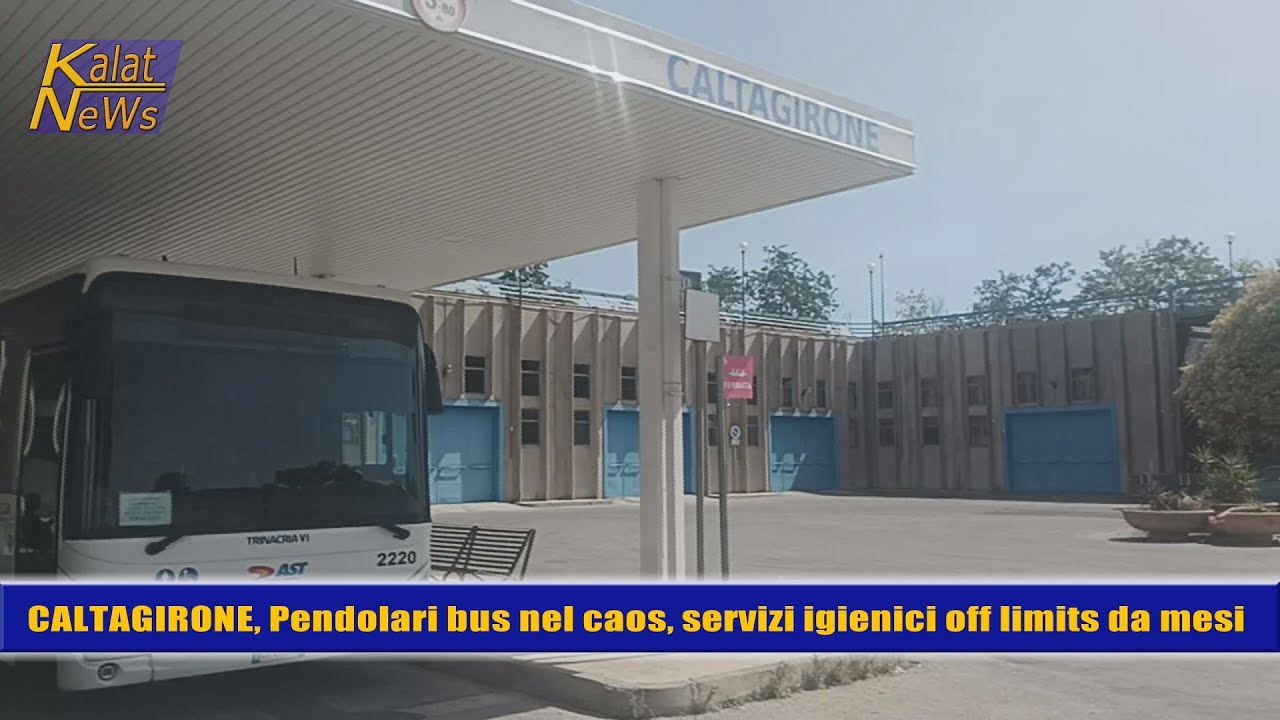 Caltagirone, Autostazione e Stazione ferroviaria servizi igienici off limits. Pendolari nel caos