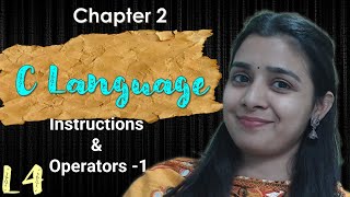 Lec - 4 | C - Language -Instructions & Operators -1 | Lovejeet Arora