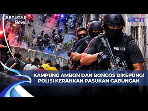 Detik-Detik Polisi Kepung Kampung Ambon dan Boncos, Operasi Besar-Besaran Berantas Narkoba!