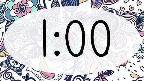 1 minute timer Flowers