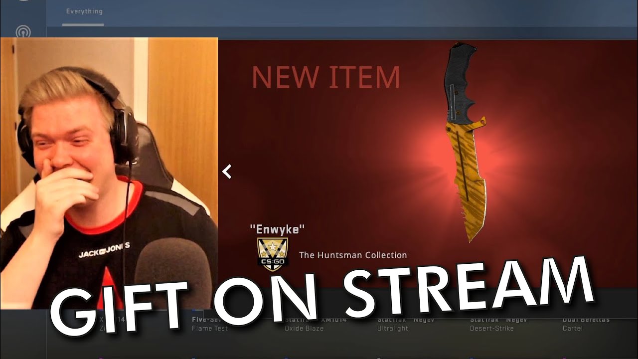 Someone gifted me a knife on stream...