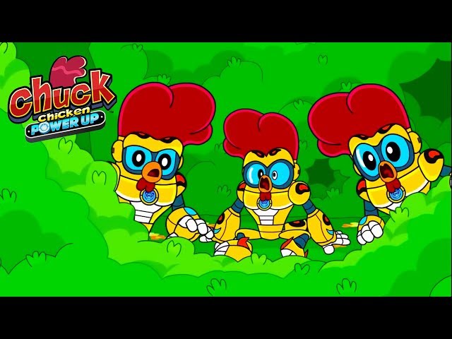 Chuck Chicken Power Up Special Edition - Botanic Panic - Superhero cartoons  - Action Cartoon class=