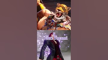 Iori Yagami vs Tekken Characters #shorts #KOF #Tekken