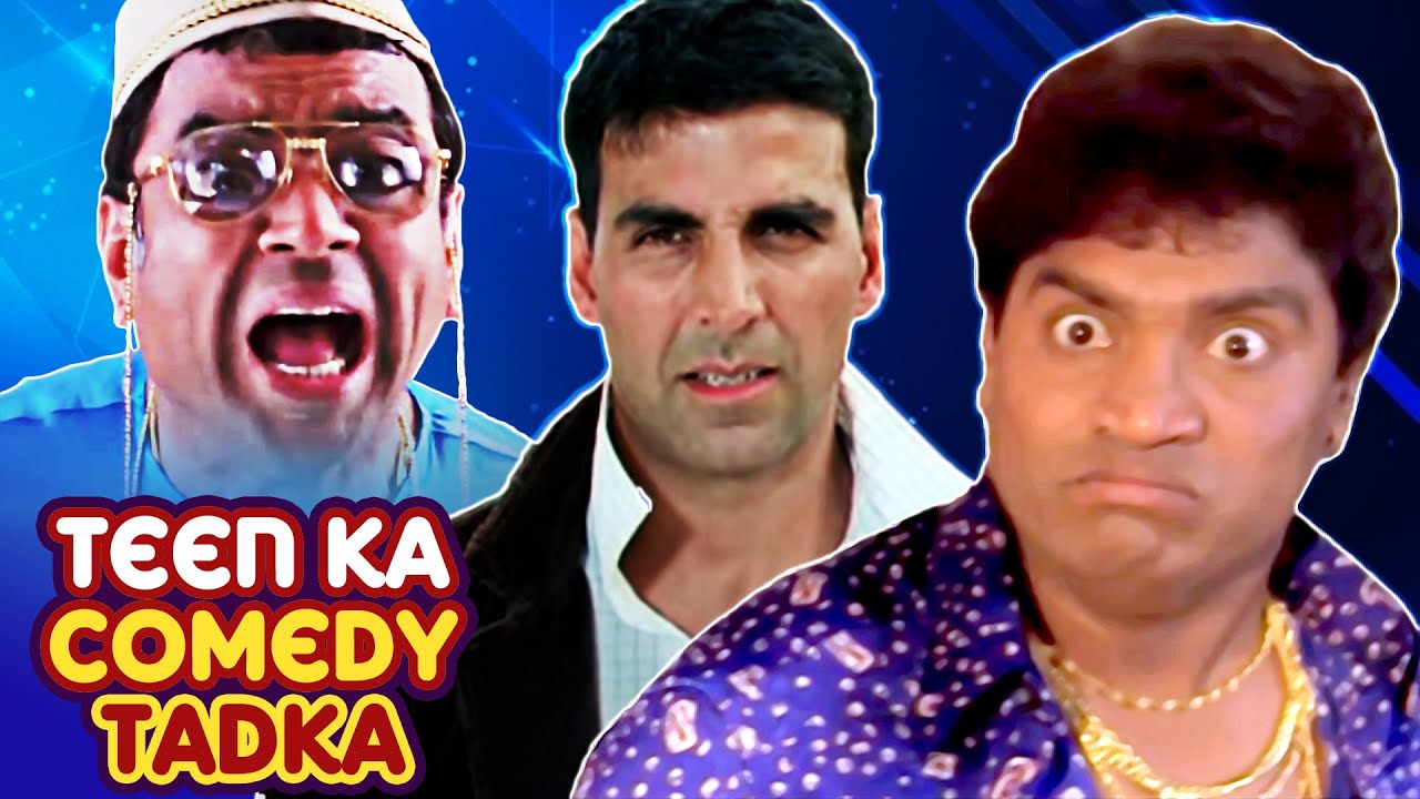 Best Comedy Scenes Teen Ka Comedy Tadka Superhit Movie Phir Hera