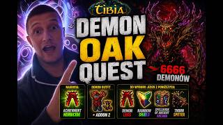 Demon Oak Quest! Tibia PORADNIK 2026! 400RP! #Easy #tibia #quest (6666 DEMON's) #quick #spoiler