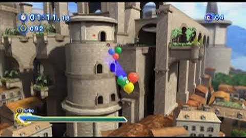 Sonic Generations - Rooftop run act 2 - 1:36.73