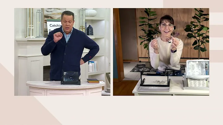 MagniPros 5x Ultra Bright Anti-Glare Page Magnifier with Stand on QVC