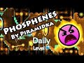 Geometry dash  phosphenes by piramidka  daily level 284 all coins