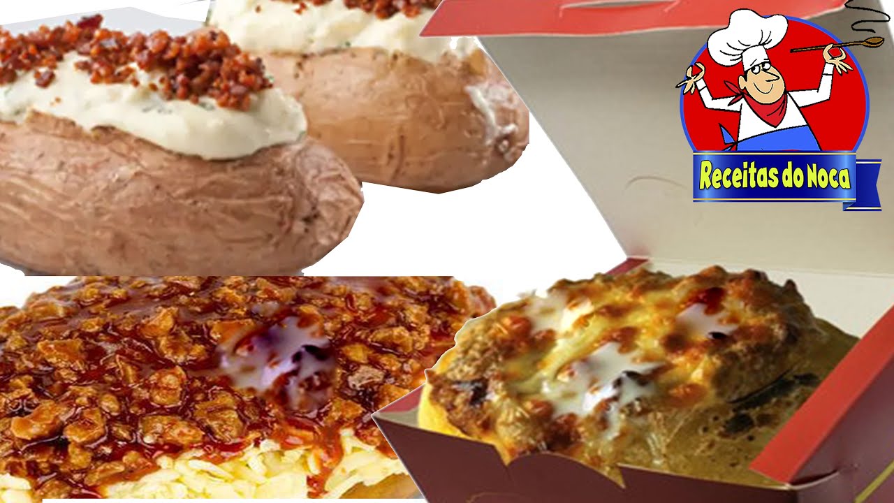 BATATA RECHEADA COM MOLHO BOLONHESA