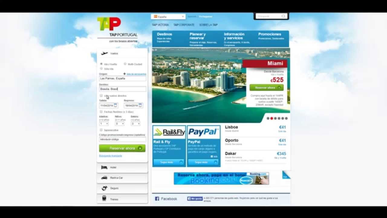 Como usar un codigo promocional Tap Portugal - YouTube