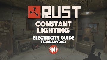 Constant base lighting is easy to set up - Electricity guide - Rust