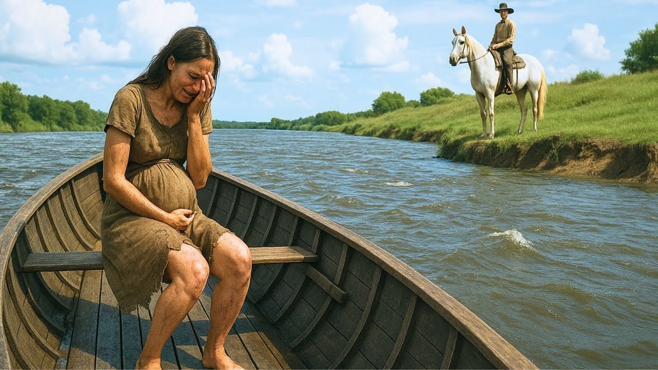 Fazendeiro solitário vê jovem GRÁVIDA perdida no rio…então ele faz isso…