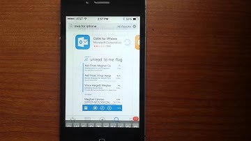 Install the Outlook Web App (OWA) to your iDevice