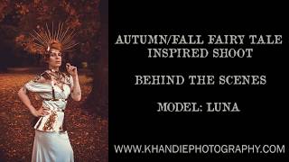 Fashion Editorial Shoot Autumn/Fall Fairy Tale Inspired  - Behind the scenes! Natural Light screenshot 4