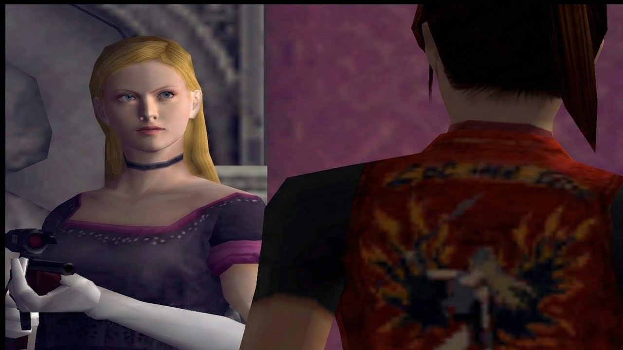 Resident Evil Code Veronica X - Alfred Shoots Steve (HD)