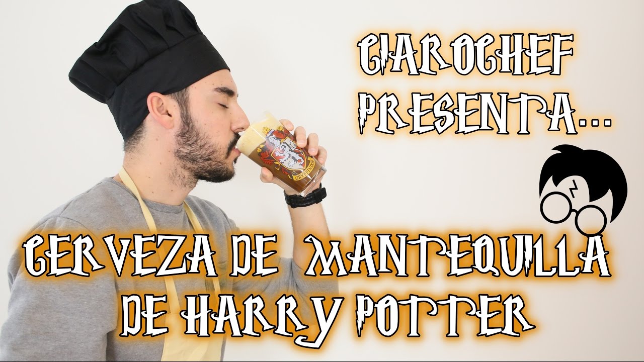 RECETA DE CERVEZA DE MANTEQUILLA (SIN ALCOHOL) I ALCOHOL FREE BUTTER BEER I  CIAROCHEF - YouTube