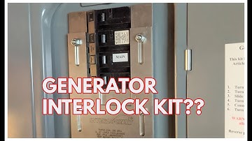 Generator Electrical Panel Interlock kit: What is it? | Jesse Kuhlman