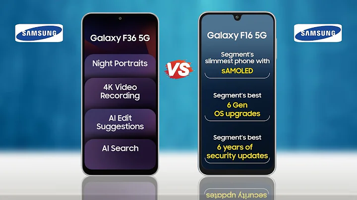 Samsung Galaxy F36 5g vs Samsung Galaxy F16 5g || Full Comparison || Price | Camera Test