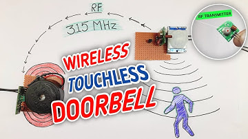 Wireless Touchless Doorbell🔥🔥 || Pir sensor Project ||#pir #youtube #viral