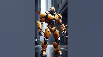 🦾🟨YELLOW ROBOT Transformation #shorts #robot #robotics #robots #robotic #transformation #yellow
