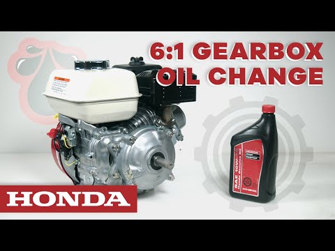 Oil Change on a Honda 6:1 Gearbox