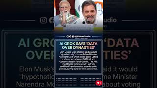 AI Grok Backs PM Modi: "Data Over Dynasties" | Indian Politics News