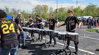Vision Percussion '24 WGI Semi-Finals Warm-up 4/19