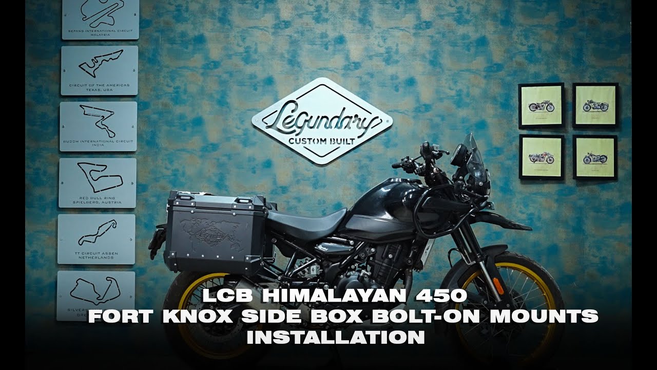 KNOX SIDE BOX BOLT ON MOUNTS | INSTALLATION GUIDE | RE HIMALAYAN 450