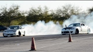Lone Star Drift Round 1, Top 8 Battle 350Z Vs Sr S13
