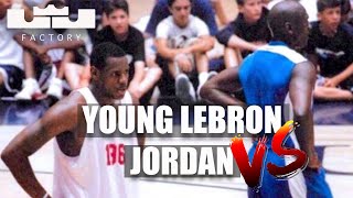 The Truth About The Time Young LeBron James Faced Michael Jordan