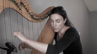 Tamsin Dearnley plays Suite for Lever Harp nt v - Piece V